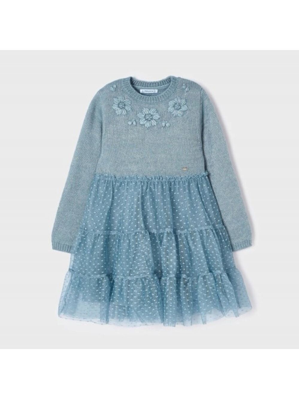 Size 2 Toddler Mayoral Blue Kids Formal Dress